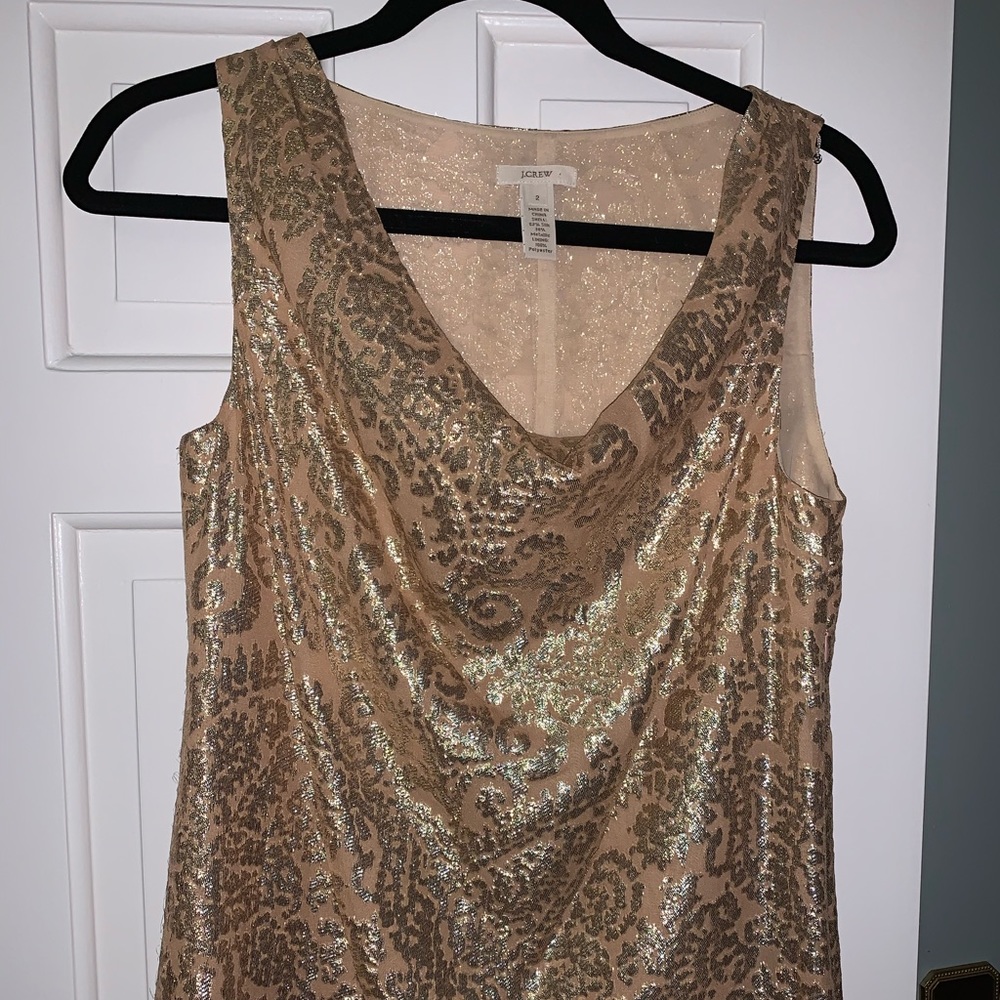 JCREW silk and polyester dressy tank